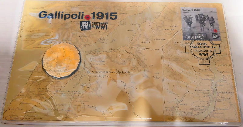 2015 Gallipoli 1915 — Centenary of Wwi PNC Liverpool Nsw front