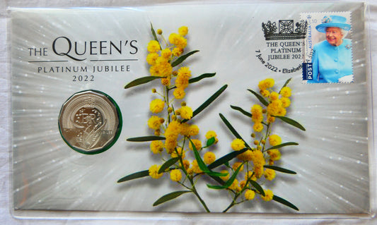 2022 the Queen's Platinum Jubilee PNC — Elizabeth Sa Postmark — 7 June 2022 front
