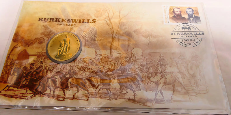 2010 Burke & Wills — 150 Years PNC — First Day of Issue Maryville Vic front
