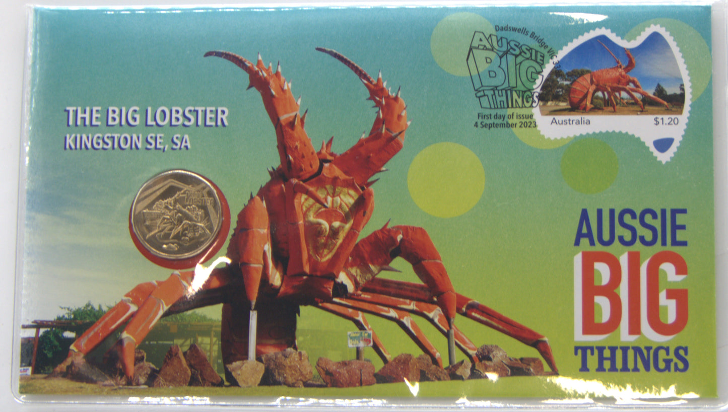 Royal Australian Mint Aussie Big Things the Big Lobster 2023 PNC front