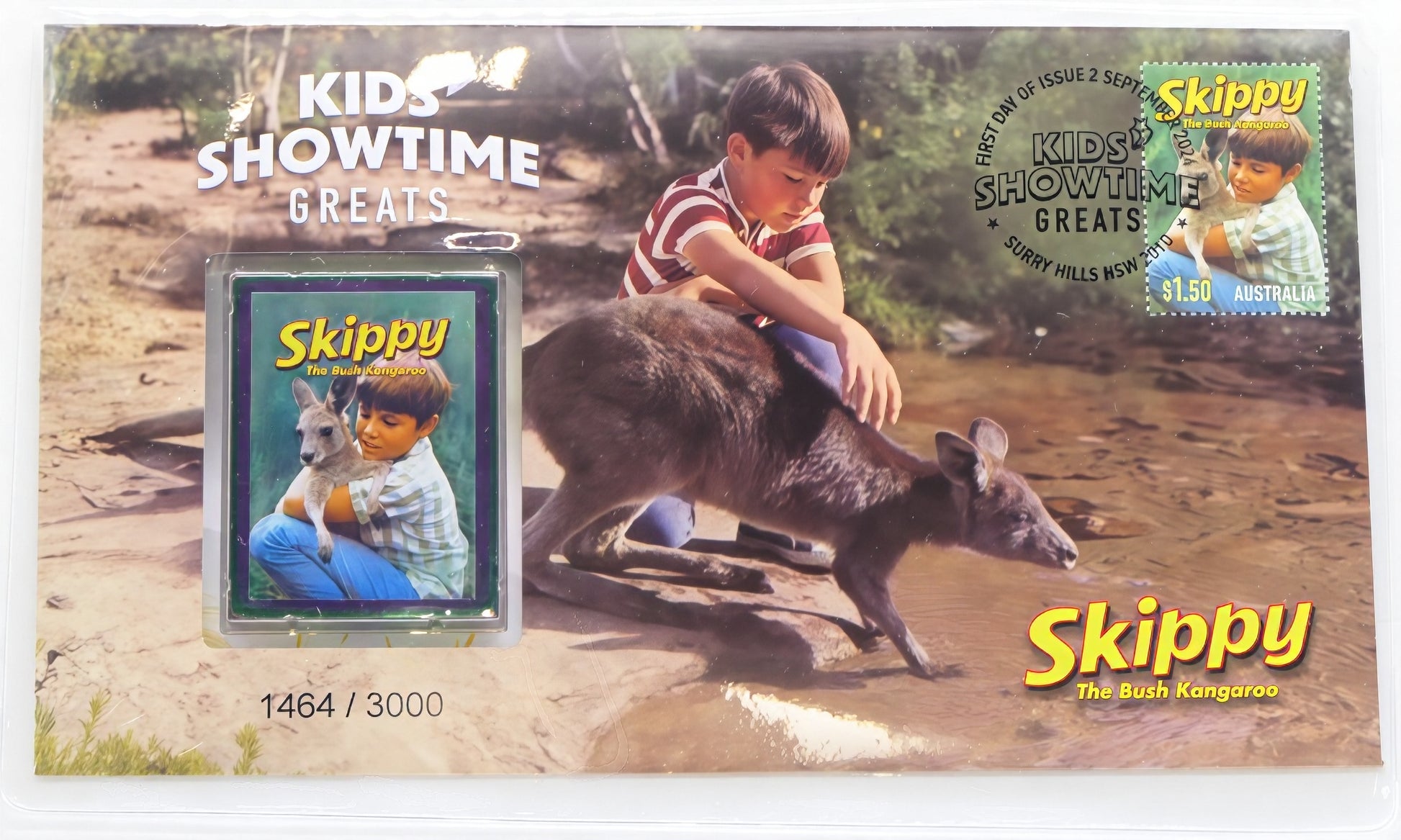 Skippy the Bush Kangaroo Coin Cover — First Day Issue 2019 — Limited 3000 PNC front