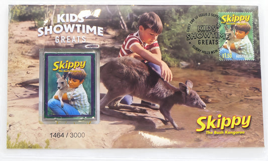 Skippy the Bush Kangaroo Coin Cover — First Day Issue 2019 — Limited 3000 PNC front