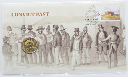 2018 Convict Past PNC — Fremantle First Day Issue — Limited Edition Coin Cover front