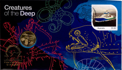 AC/DC “Black Ice” , Flick the Switch , Creatures of the Deep , PNC #429/500 ANDA Brisbane Money Expo 2023 Limited Edition...