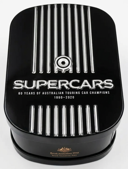 Supercars 60 Years of Australian Touring Car Champions 1960-2020 50c Collection front