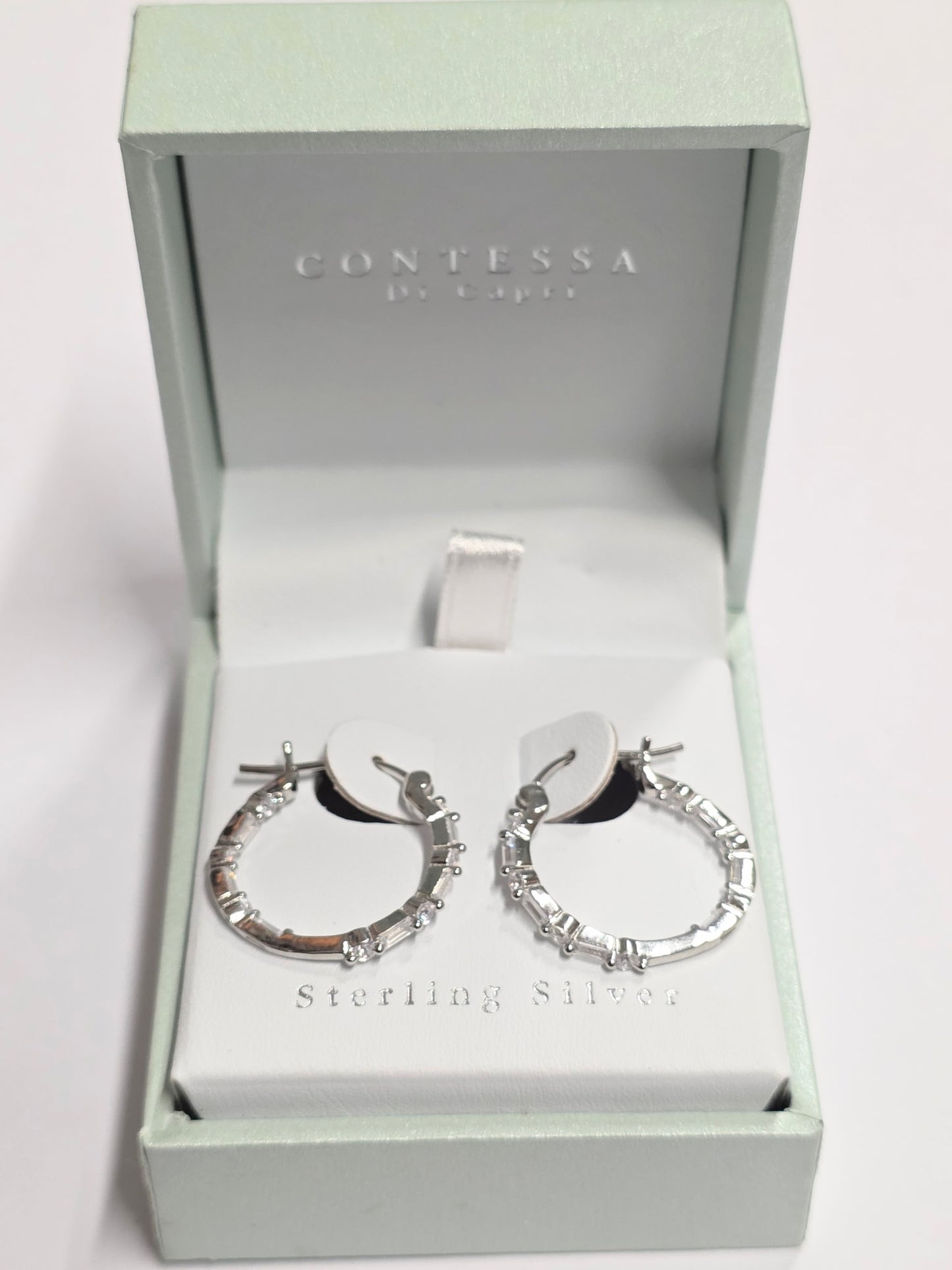 Contessa Di Capri silver earrings