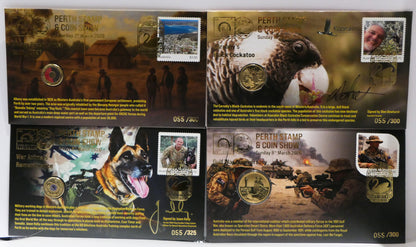 2026 PNC Set of 4 — Perth Stamp & Coin Show front