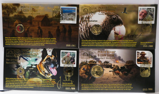 2026 PNC Set of 4 — Perth Stamp & Coin Show front