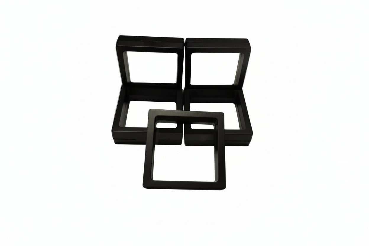 3d Floating Frame Coin Display Case — Pastel front