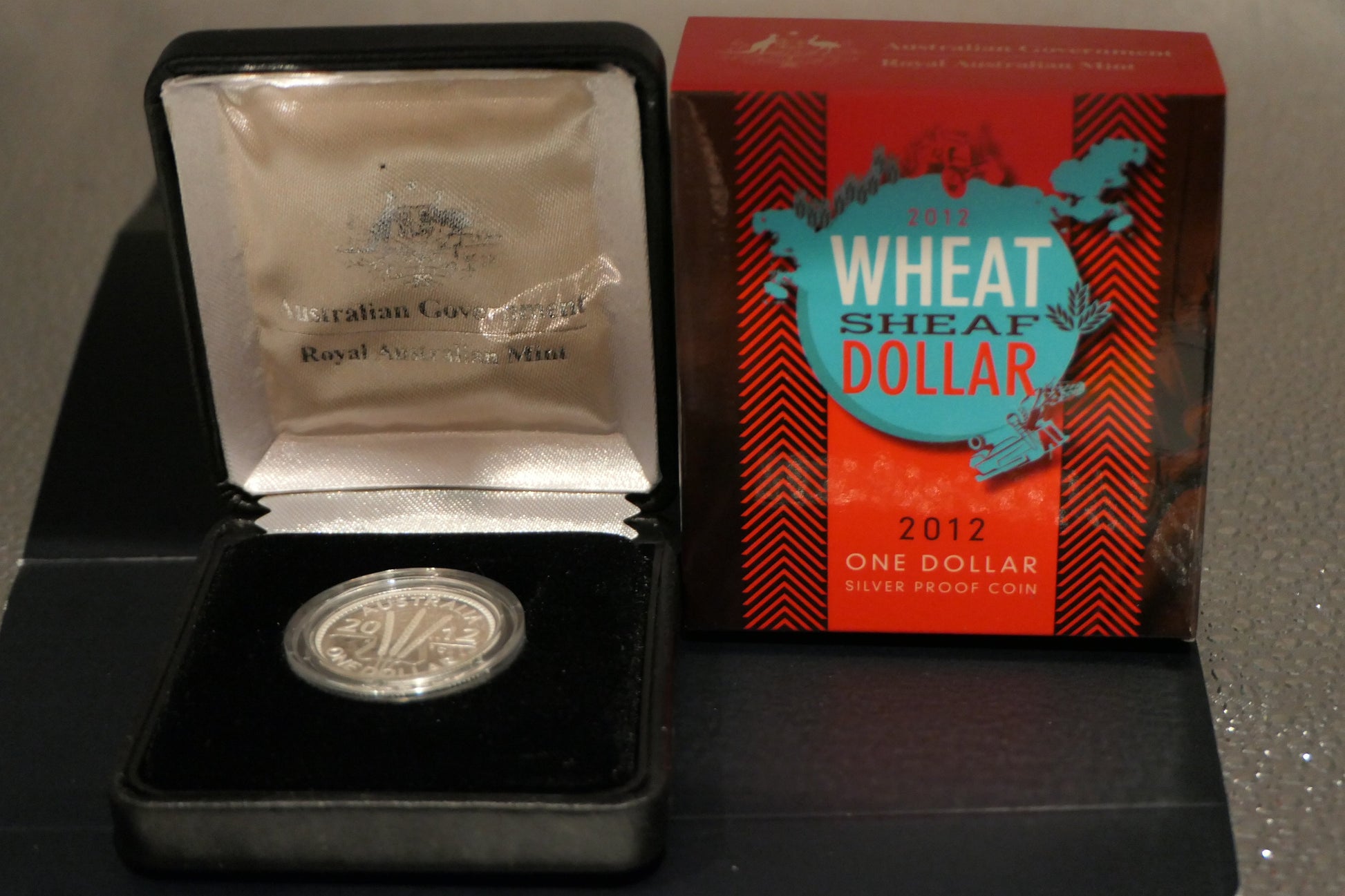 2012 Wheat Sheaf Dollar $1 Fine Silver Proof Coin — Royal Australian Mint front