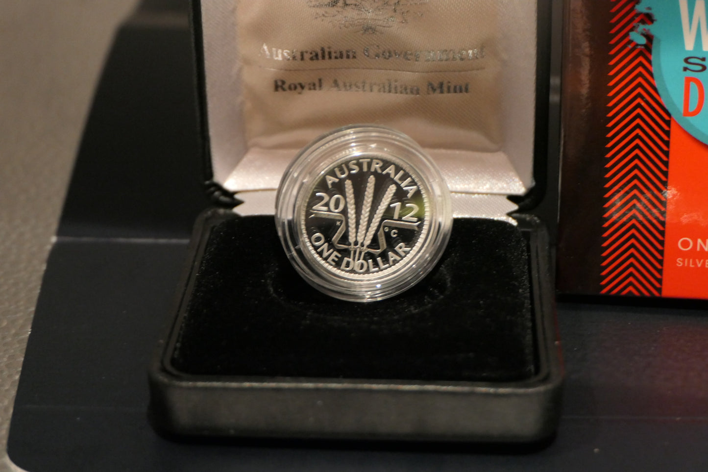 2012 Wheat Sheaf Dollar $1 Fine Silver Proof Coin — Royal Australian Mint reverse