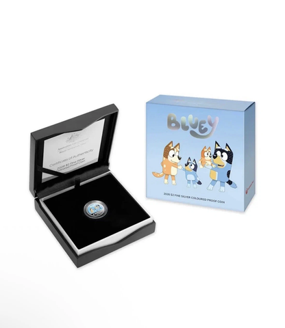 2026 Royal Australian Mint Bluey Silver $2 Proof Coin Special Edition