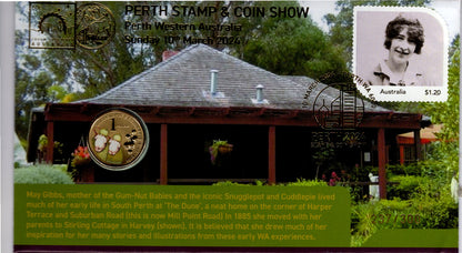 2024 Perth Coin Show Pncs — Giant RAM Wagin Over Print — Number 237/300 PNC reverse
