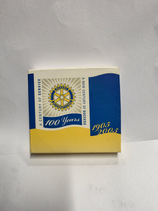2005 $1 Silver Proof 1oz "100 Years of Rotary International"