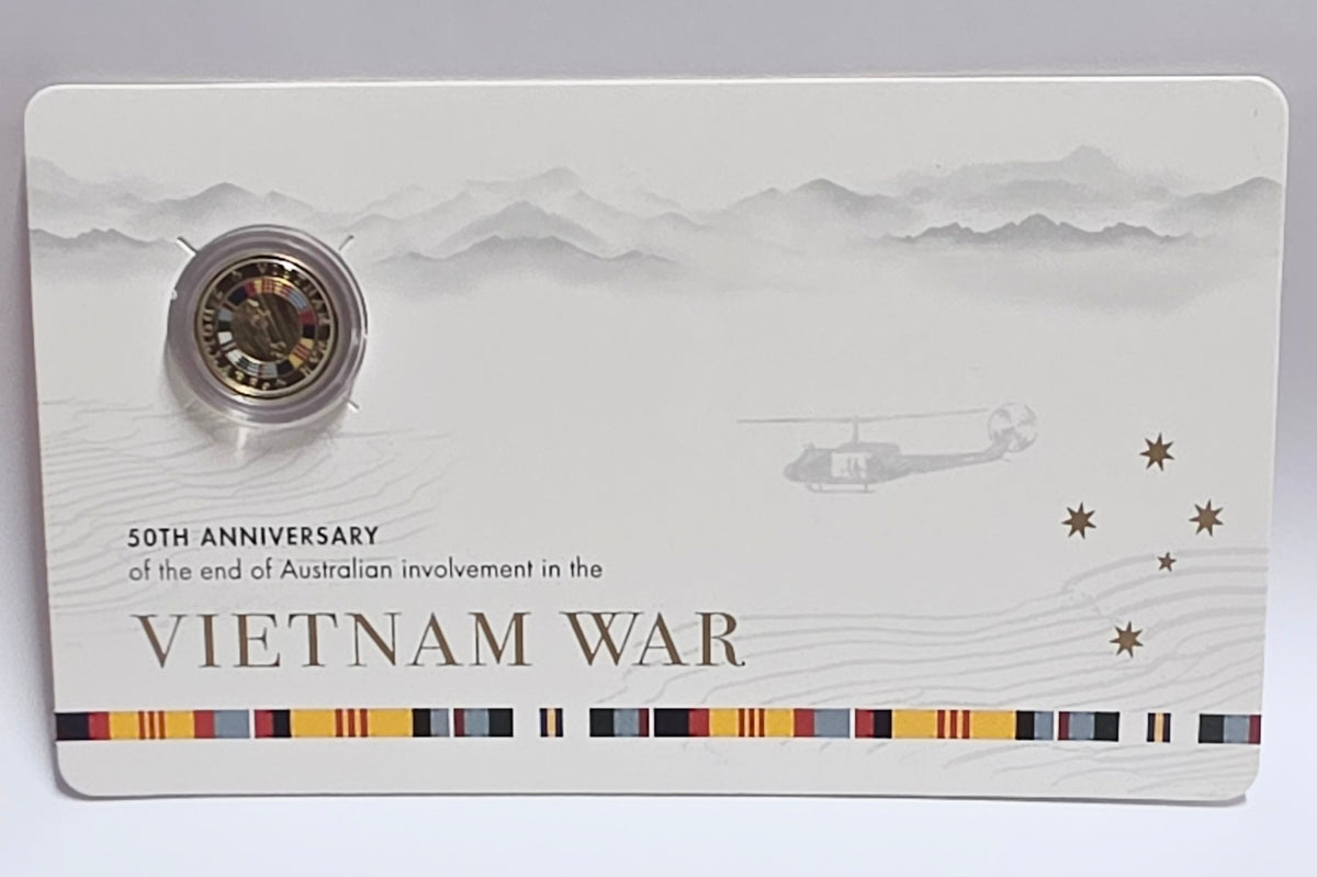 2023 50th Anniversary Vietnam War 'C' Mintmark $2 Dollar Carded Coin UNC