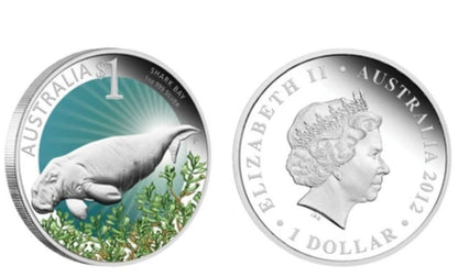 2012 1oz Silver - World Heritage Sites Shark Bay (ANDA Perth Coin Show)
