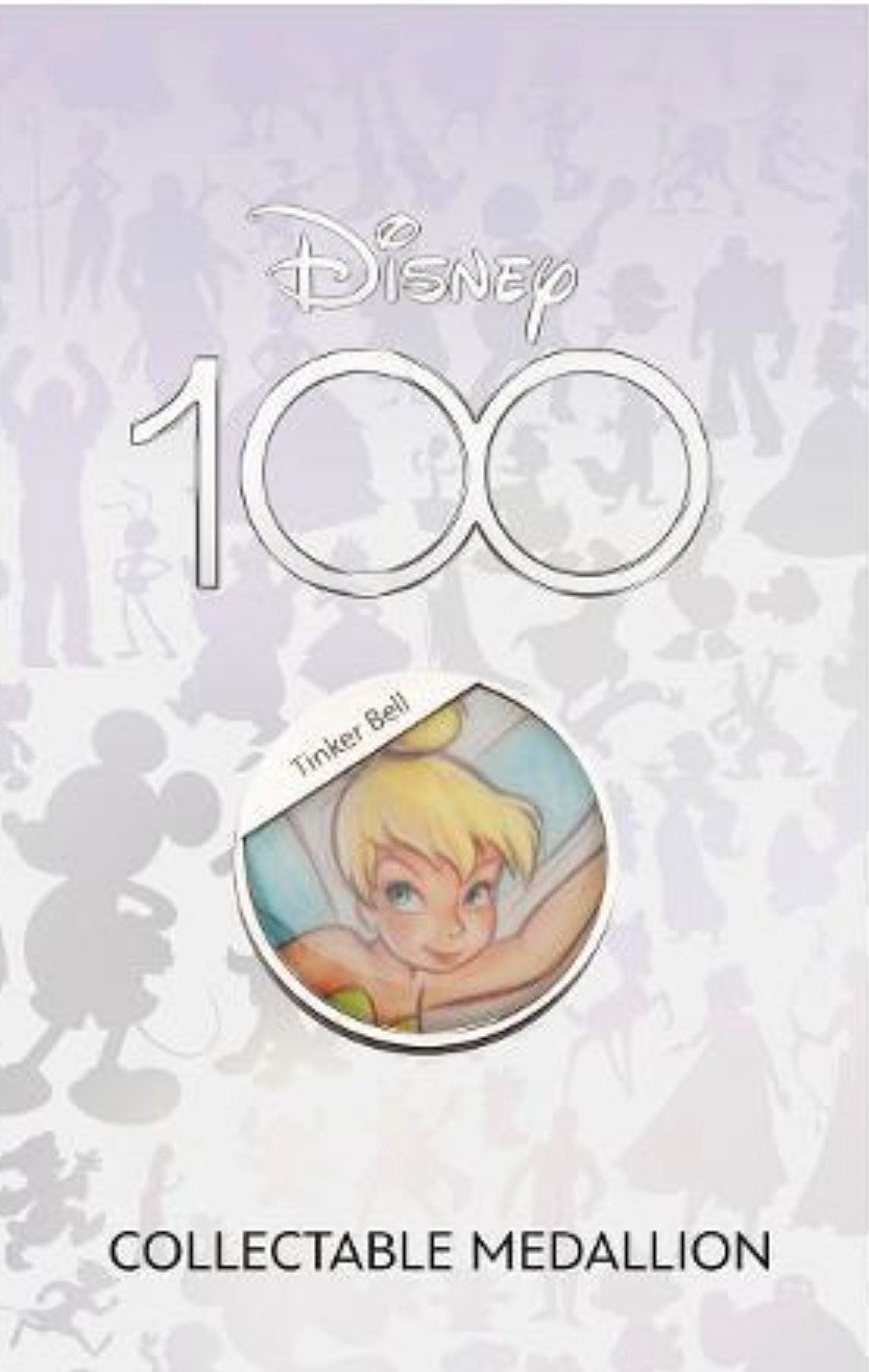 2023 Disney 100 Medallion in Card – Tinker Bell