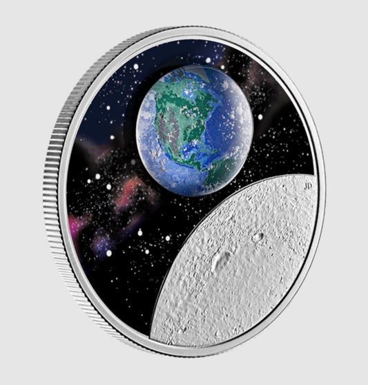 This is a 2020 $20 Fine Silver Coin ("Mother Earth: Our Home") issued by the Royal Canadian Mint