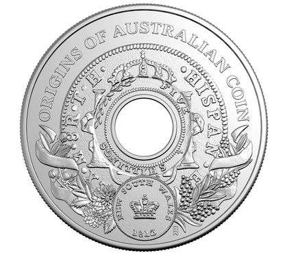 2026 $1 Origins Of Australian Coin - Holey Dollar Uncirculated Coin
