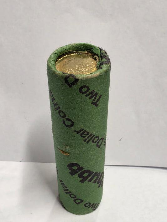 2013 $2 Queen's Coronation Genuine Chubb Coin Roll H/H UNC Uncirculated