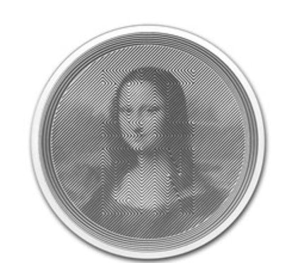 2021 Tokelau 1 oz Silver $5 ICON Mona Lisa (Prooflike)
