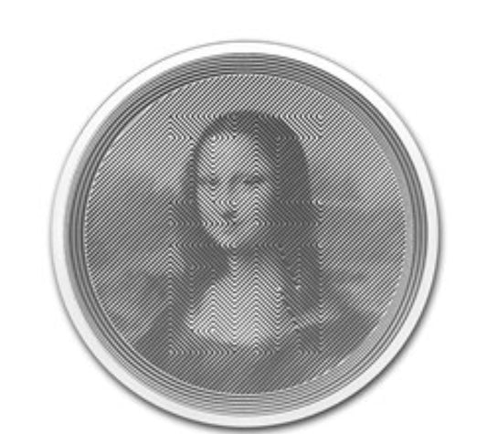 2021 Tokelau 1 oz Silver $5 ICON Mona Lisa (Prooflike)