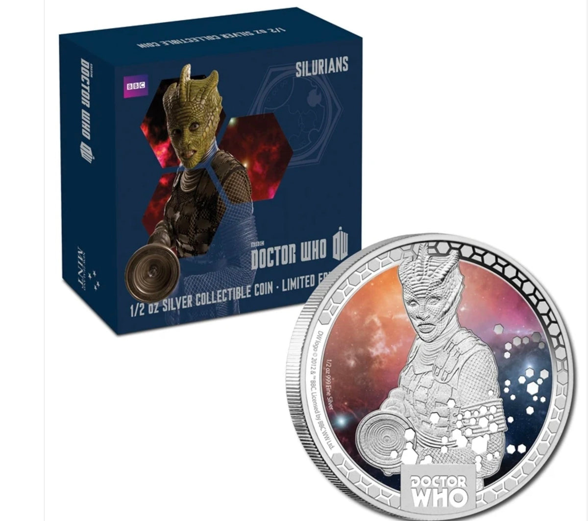 2014 Doctor Who - Silurians - 1/2oz Silver Proof