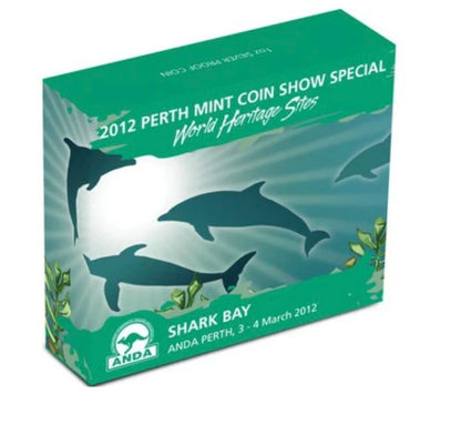 2012 1oz Silver - World Heritage Sites Shark Bay (ANDA Perth Coin Show)