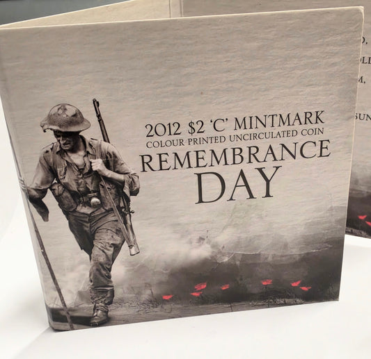 2012 Remembrance Day $2 C Mintmark Red Poppy