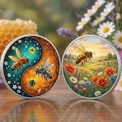 2026 Ultimate Honeybees 1oz bi-metal .999 Copper with Crystals