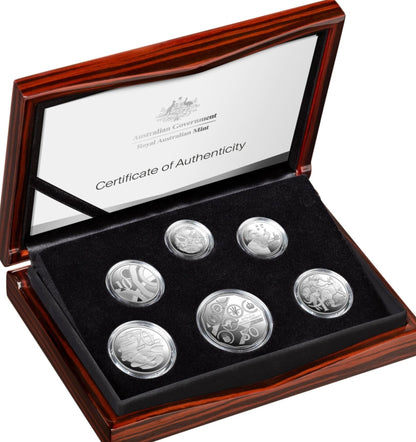 2026 SILVER Proof Year Set - 60th Anniversary of Decimal Currency Six Coin Silver Proof Set
