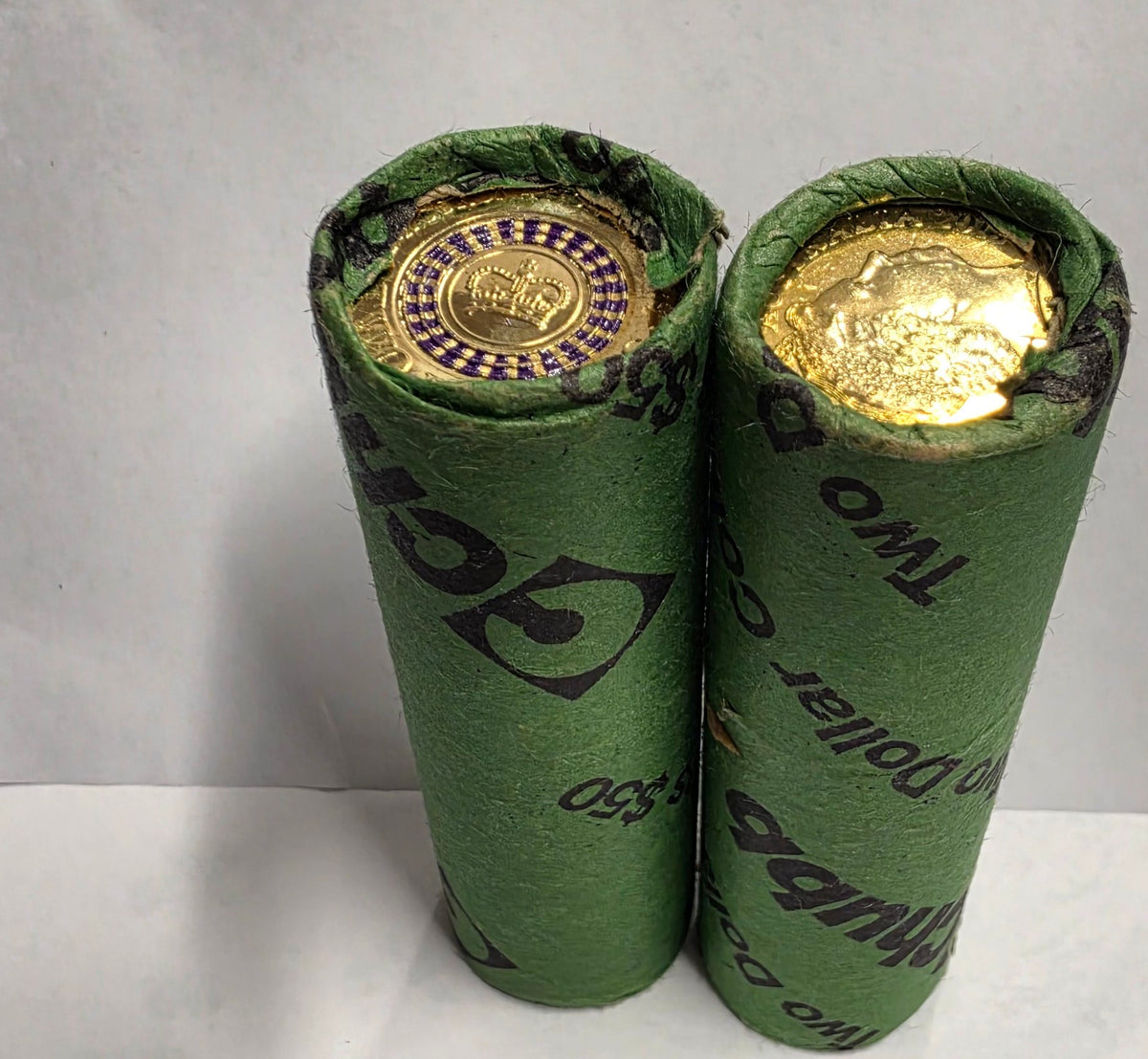 2013 $2 Queen's Coronation Genuine Chubb Coin Roll H/T UNC Uncirculated