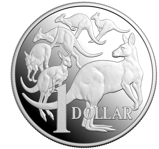 2026 $1 Kangaroo Series - Mob Of Six Roos 1oz Silver Proof Coin