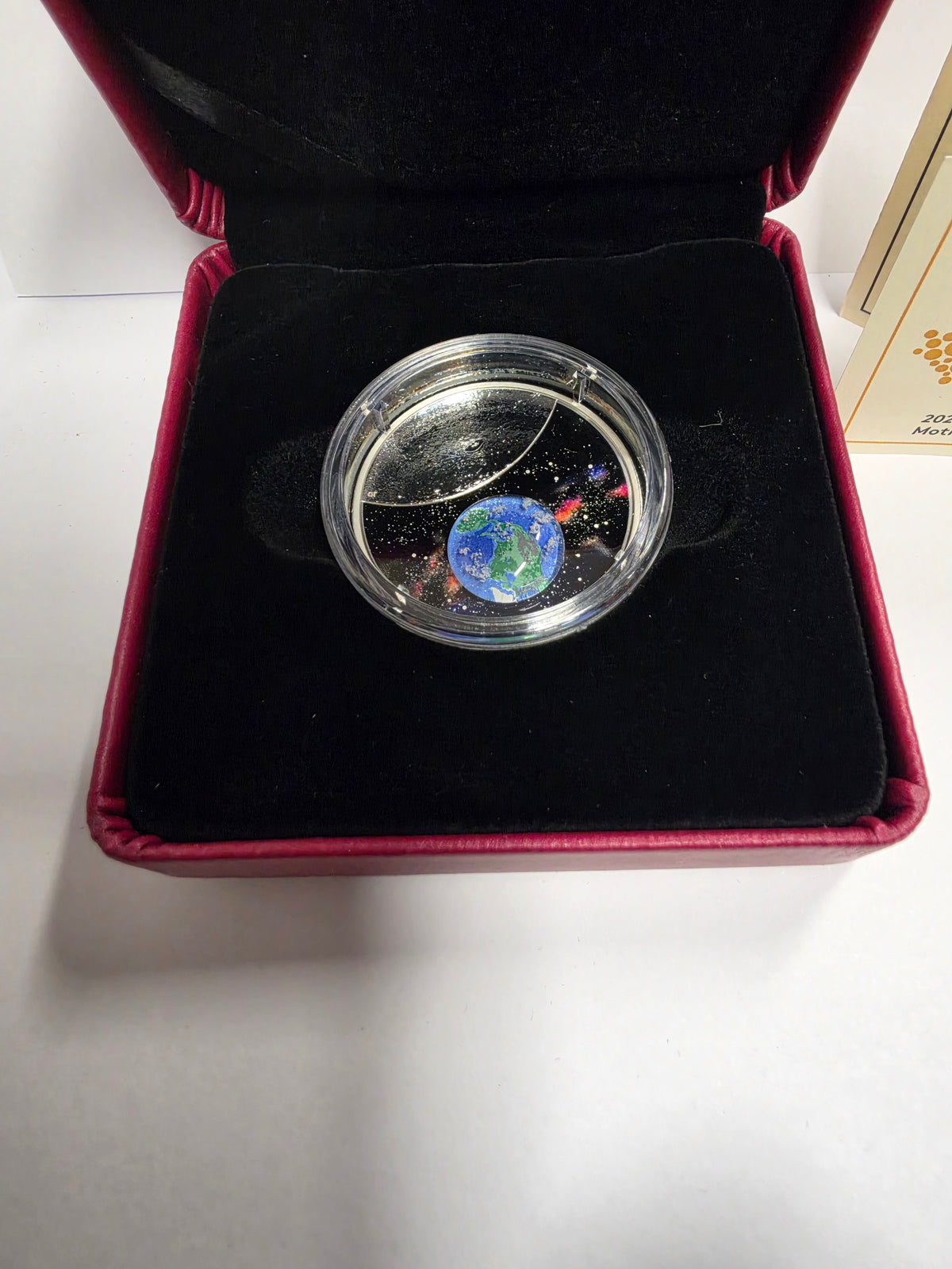 This is a 2020 $20 Fine Silver Coin ("Mother Earth: Our Home") issued by the Royal Canadian Mint