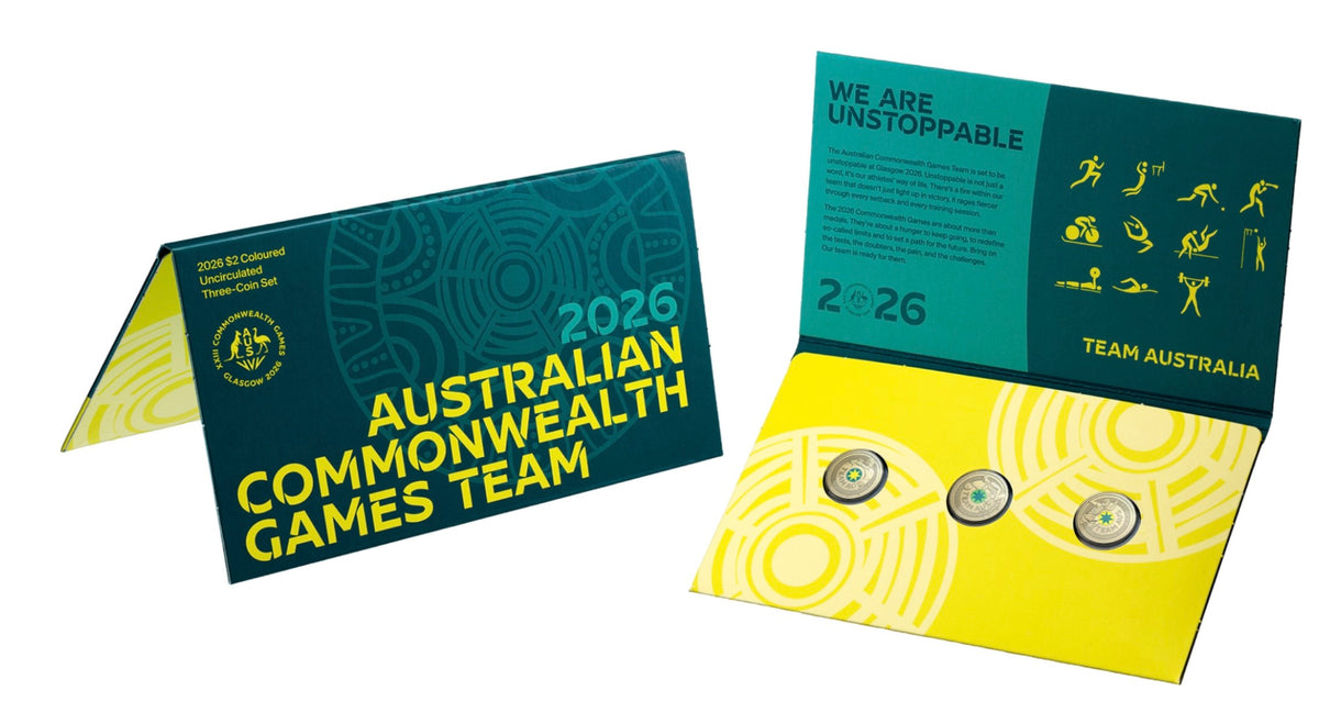 2026 Commonwealth Games - $2 Three-Coin Set in folder