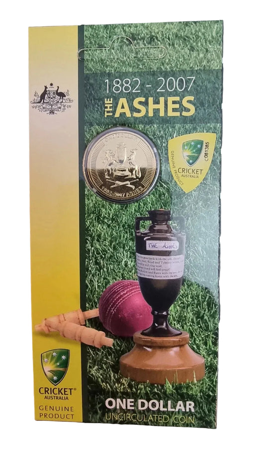 1882-2007:The Ashes Carded Coin